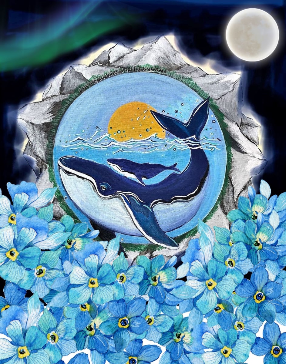 "Oceans Melody" by Karen G, Inupiaq Artist, Image 2.