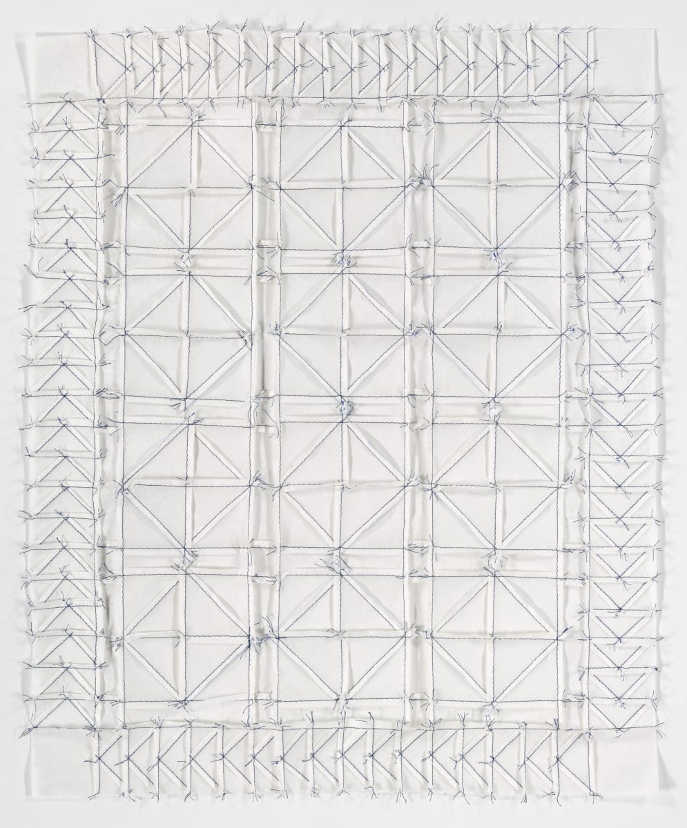 Half Square Triangle Diamond Quilt by Emma Jane Royer 