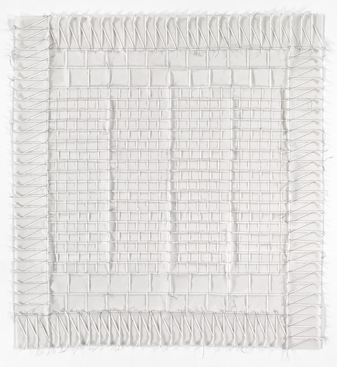 Quilt with Half-Rectangle Triangle Border 