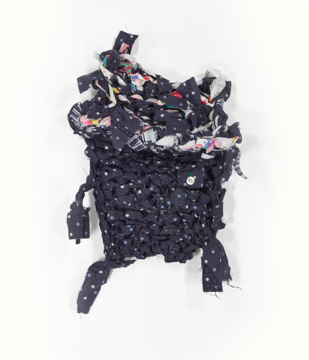 Untitled (Blue dotted, floral) by Emma Jane Royer 