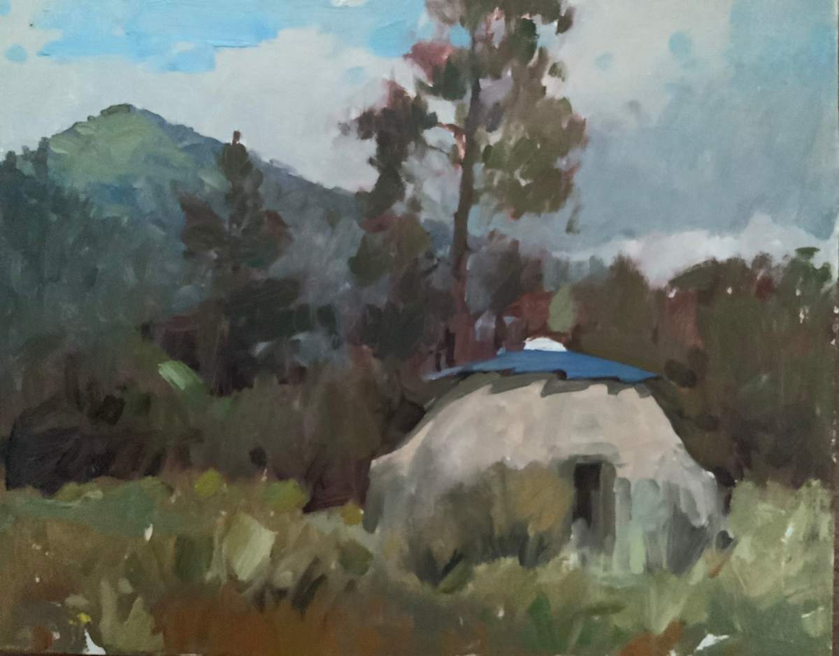 Adobe Hut Taos by David Bareford, Image 1.