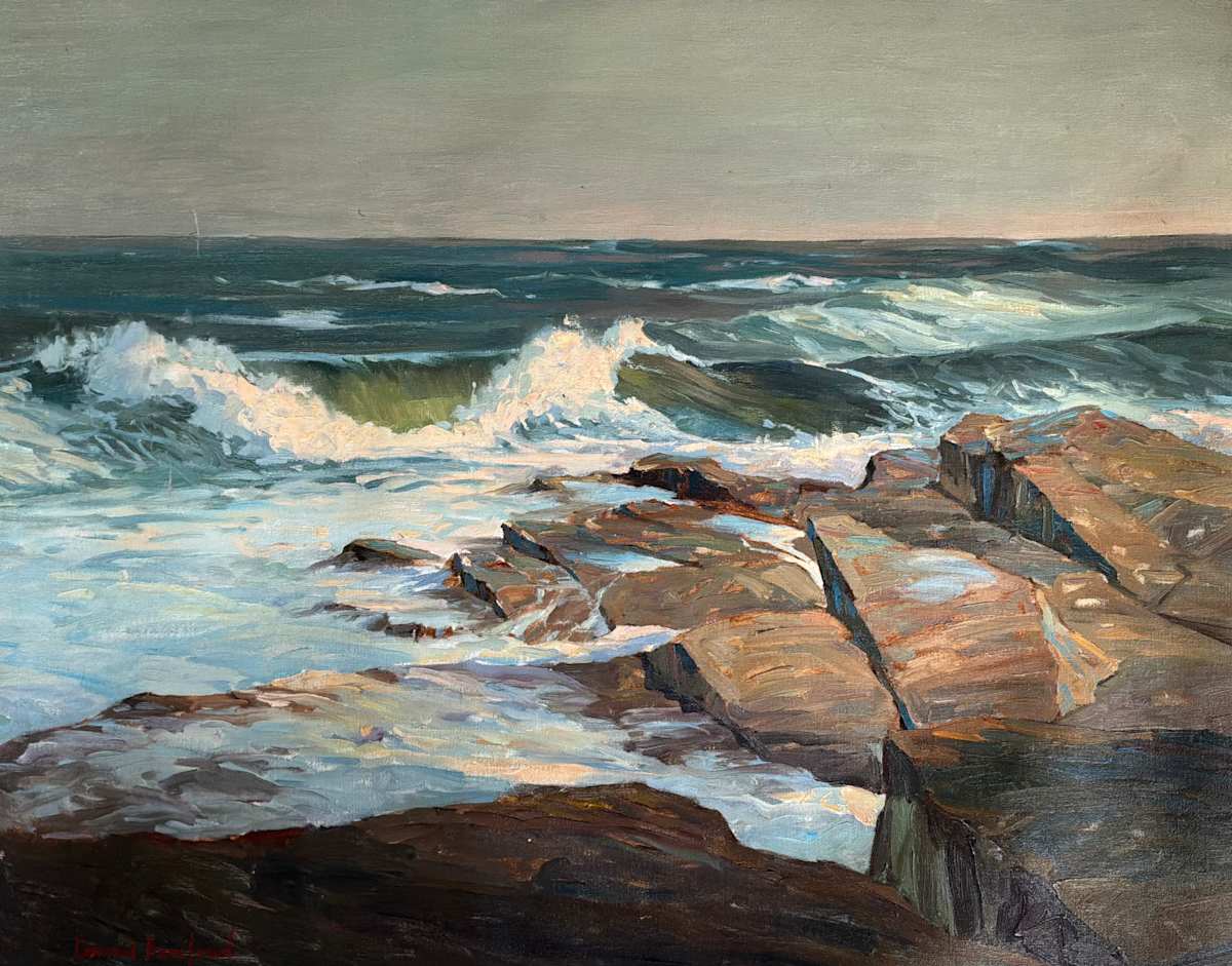 Rocky Shore and Surf by David Bareford, Image 1.
