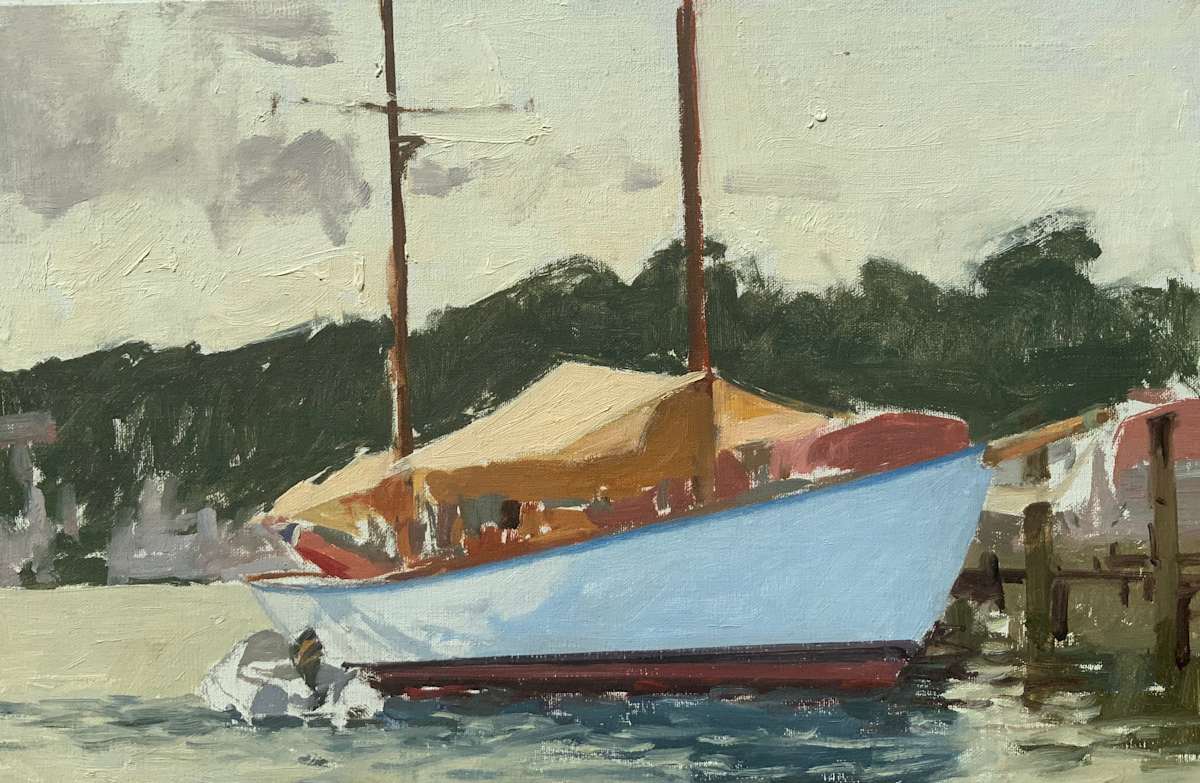 At the Dock Study by David Bareford, Image 1.