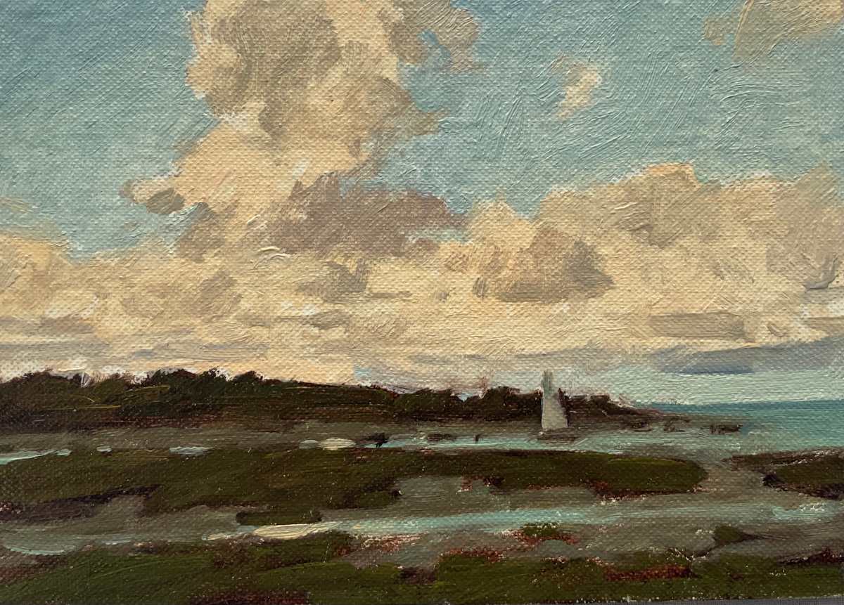 View from the  Marsh to the River by David Bareford, Image 1.