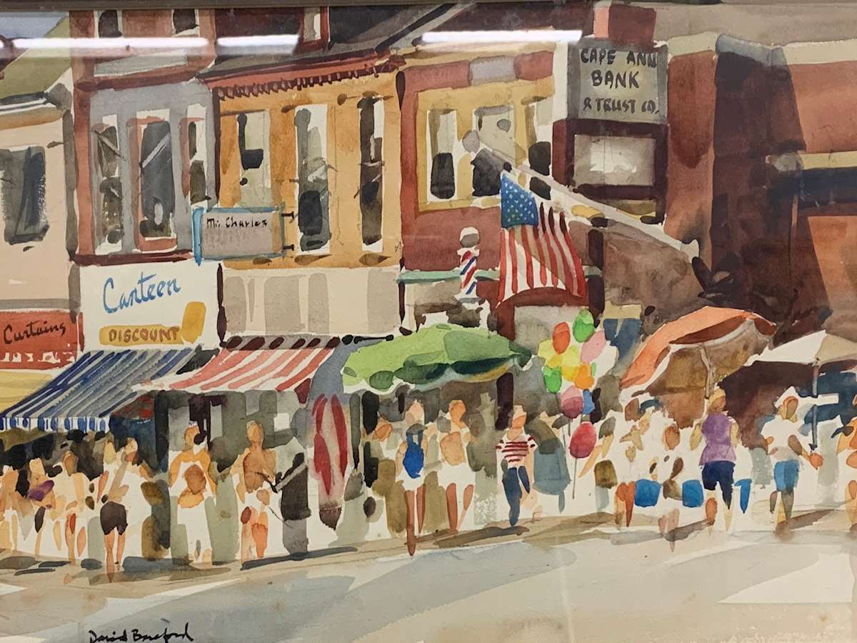 Gloucester 's Sidewalk Bazaar by David Bareford, Image 1.