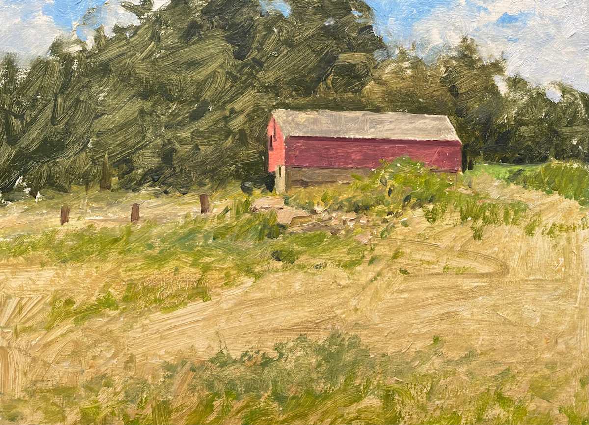 Red Barn in Stonington by David Bareford, Image 1.