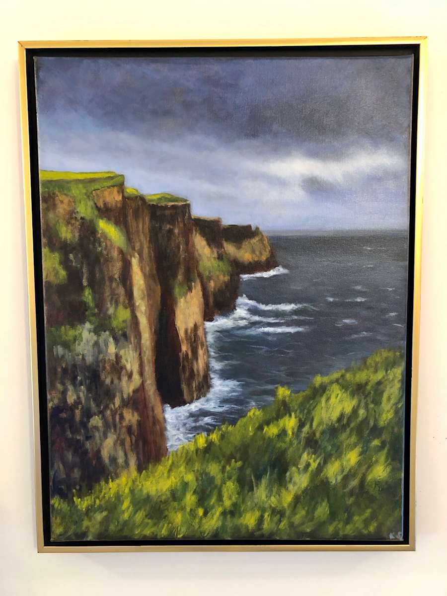 Cliffs of Moher by KateSimmonsArt 