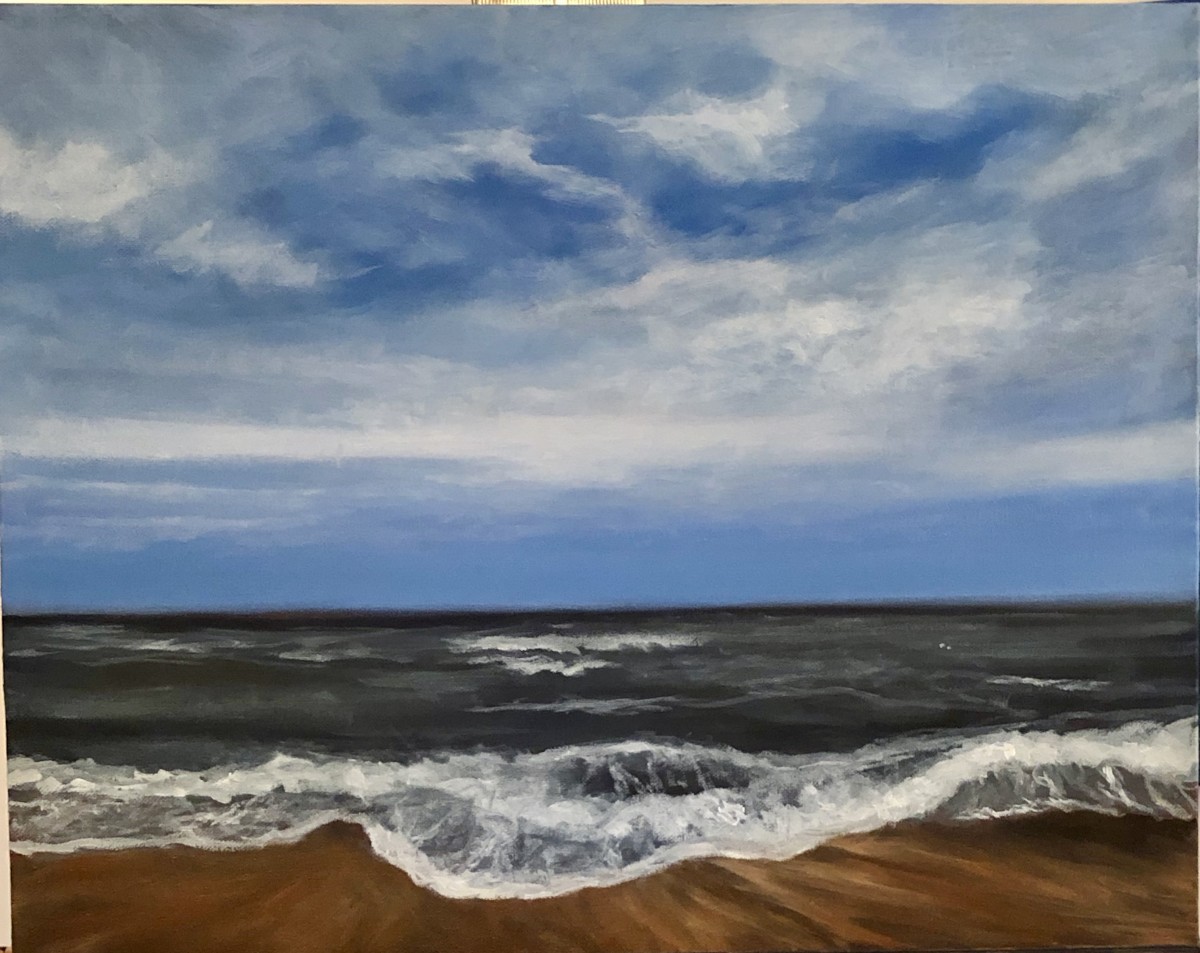 Cerulean Surf by KateSimmonsArt 