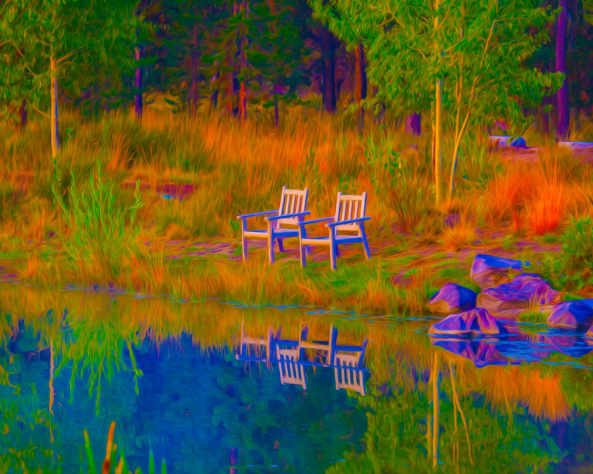 Sunriver Solitude by teak elmore 