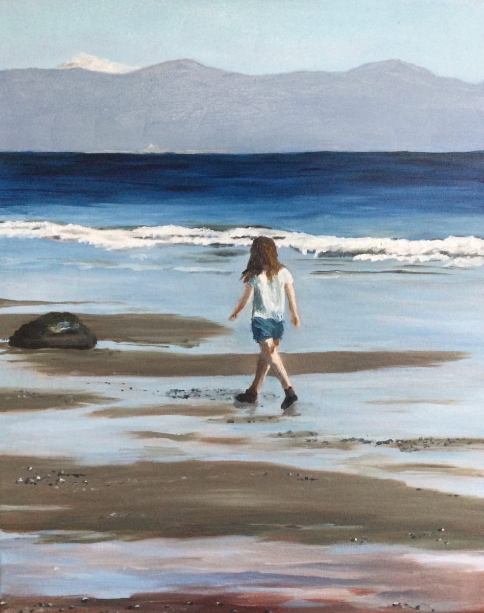 Independence by Jody Waldie  Image: Striding confidently to the rhythm of the waves.