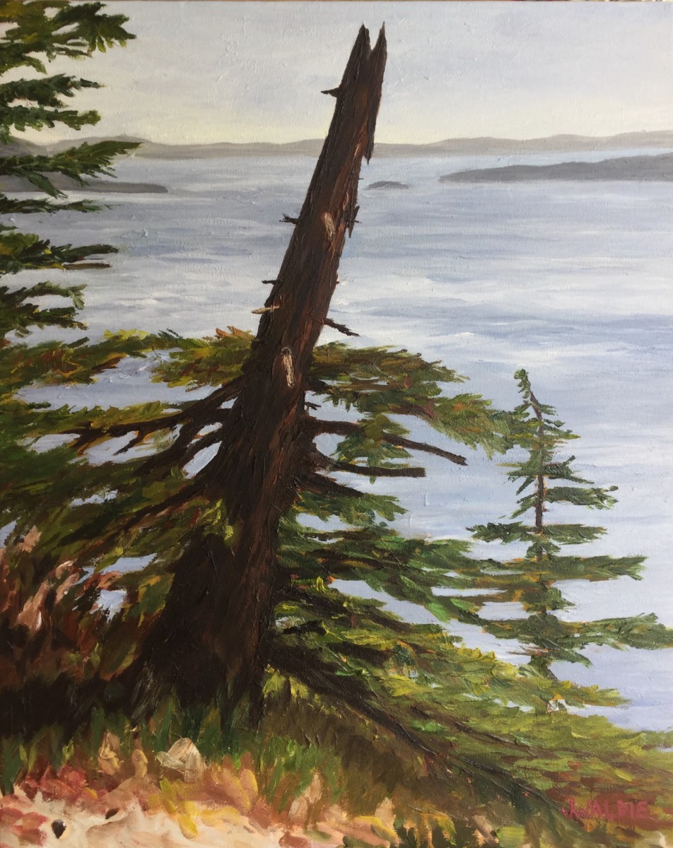 Pause and Gaze on Harmon Hill by Jody Waldie 