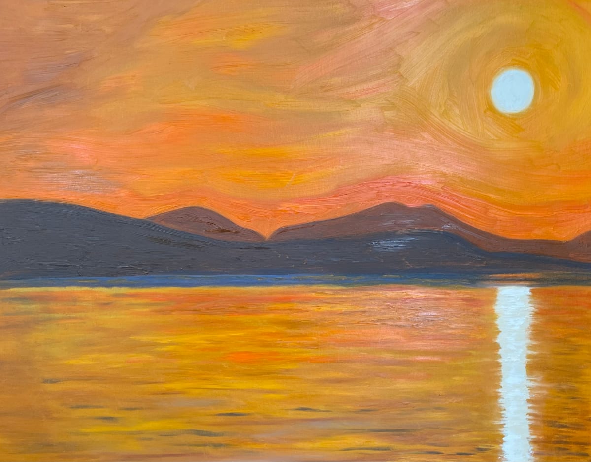 Village Bay Sunset by Glenda King 