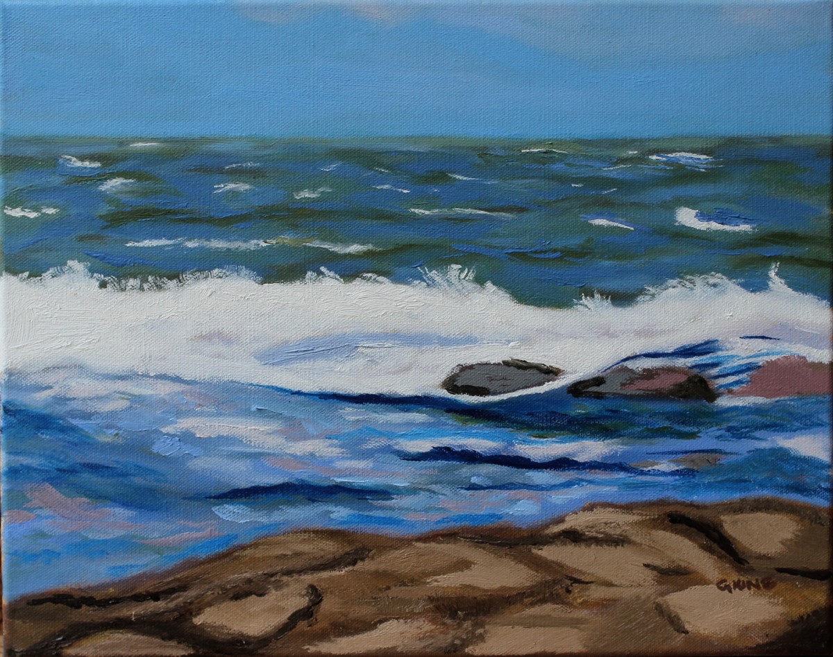 Stormy Waters I by Glenda King 