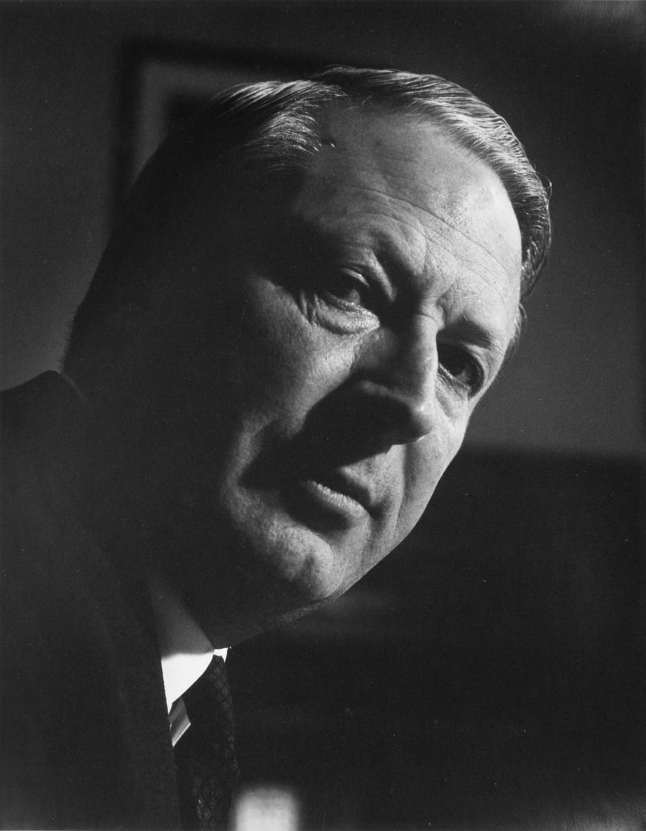 Edward Heath by Philippe Halsman 