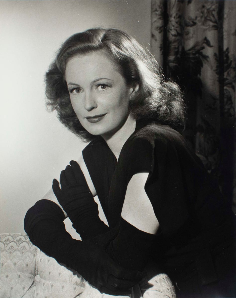 Geraldine Fitzgerald by Philippe Halsman 