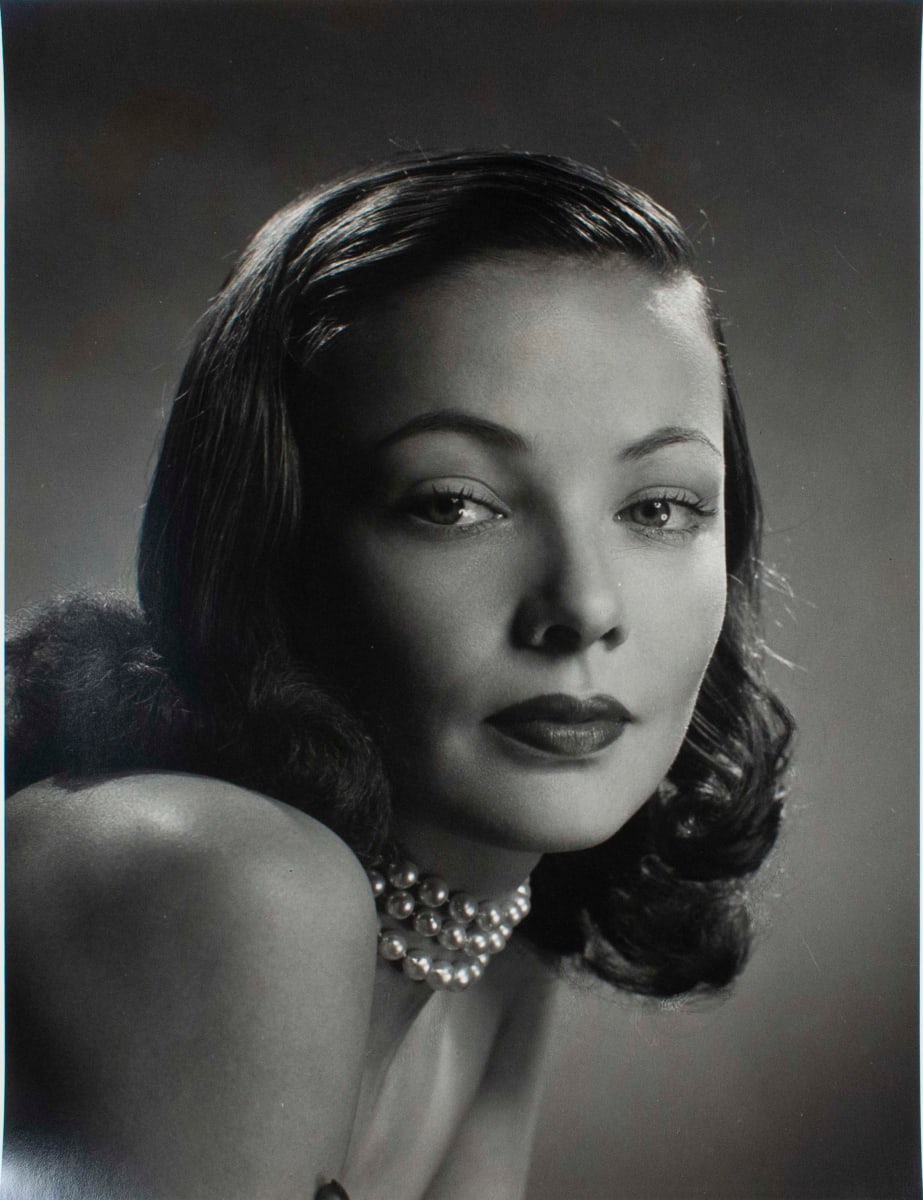 Gene Tierney by Philippe Halsman 