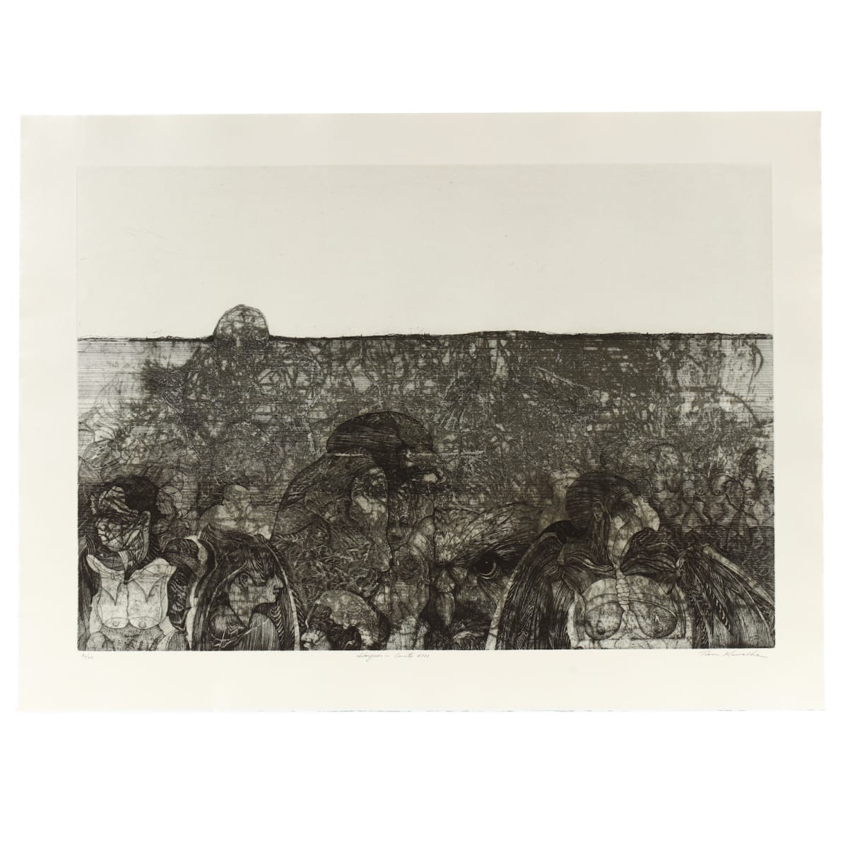 Harpies, Canto XIII, from Inferno by Ron Kowalke, Image 1.