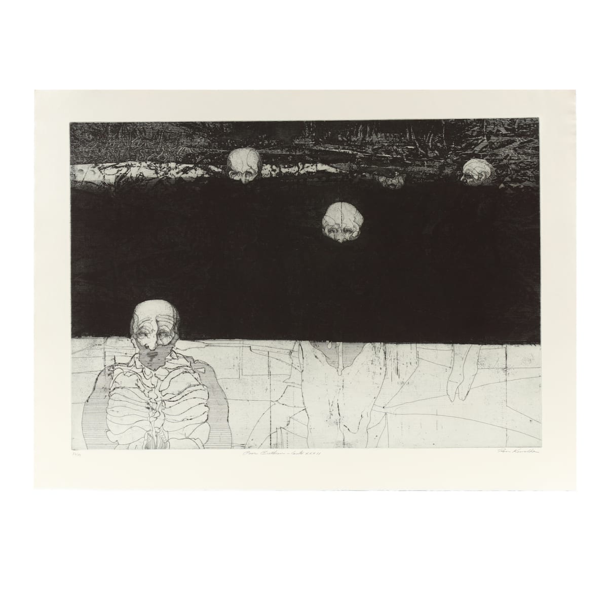 Poor Brethren, Canto XXXII, from Inferno by Ron Kowalke 