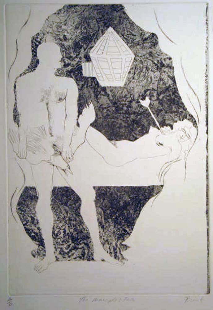 Canterbury Tales by Dame Elisabeth Frink, Image 1.