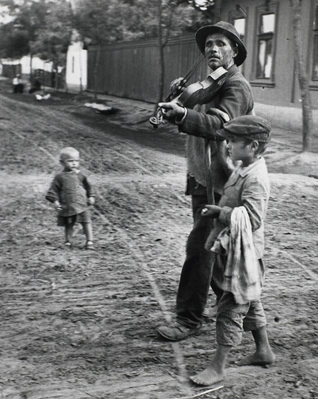 Wandering Violinist, from A Hungarian Memory Portfolio by André Kertész 