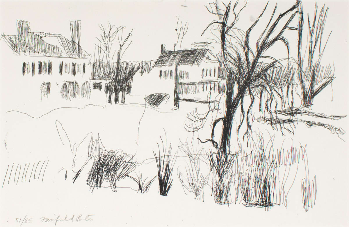 Snow Landscape by Fairfield Porter, Image 1.