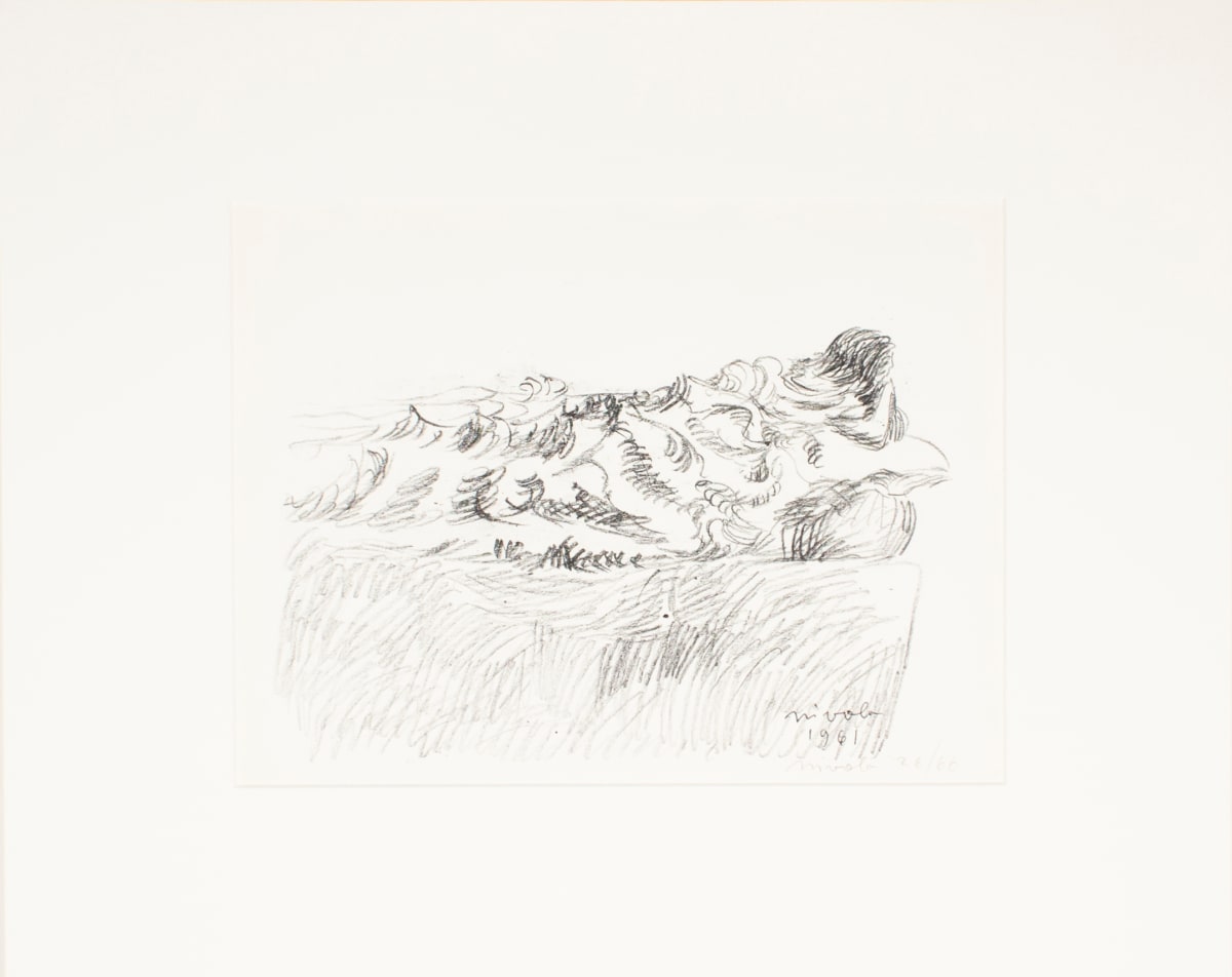 Woman on Bed by Constantino Nivola, Image 1.