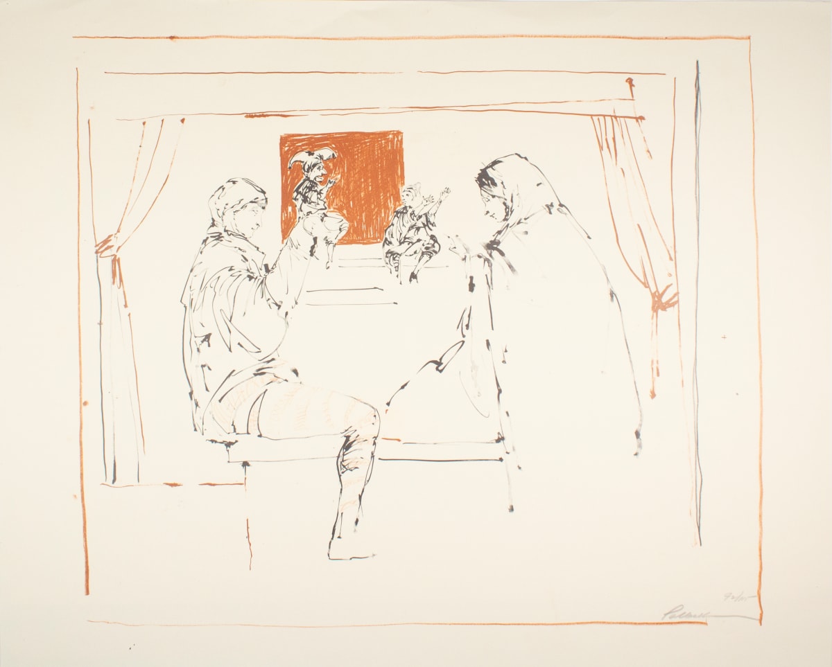 Two Puppeteers by Reginald Pollack, Image 1.
