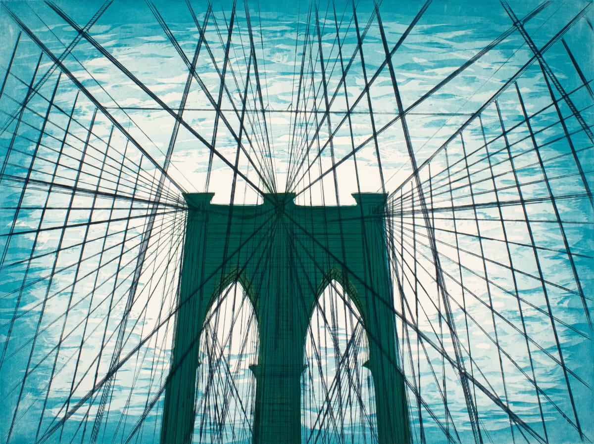 Brooklyn Bridge by Lowell Nesbitt 