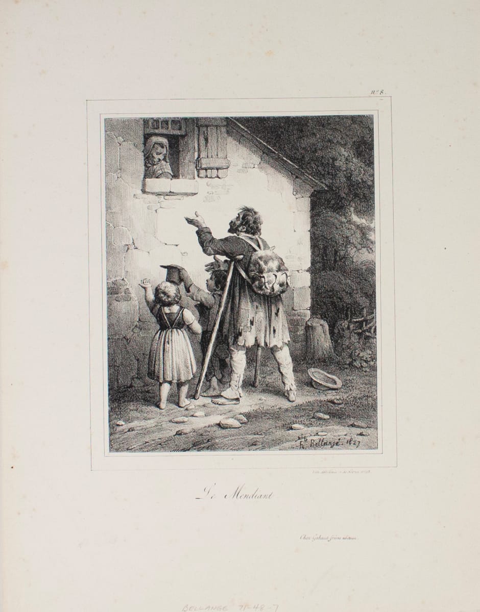 Le Mendiant by Hippolyte Bellangé 