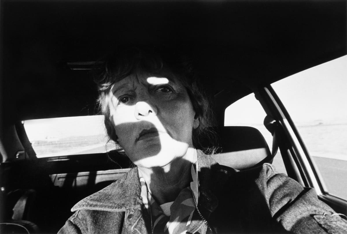 Self-image (car shadows on face) by Anne Noggle, Image 1.