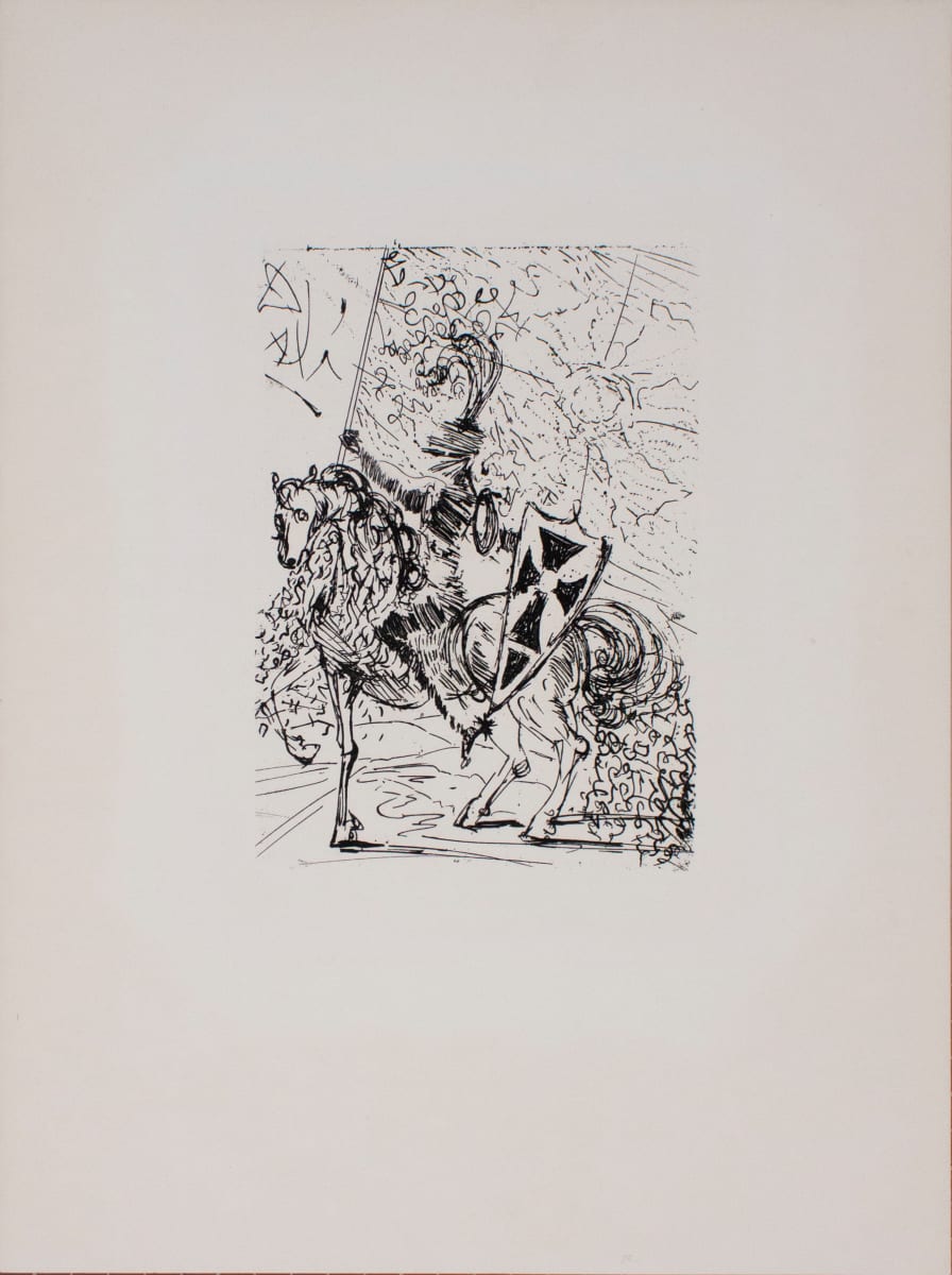 El Cid, from Five Spanish Immortals by Salvador Dalí 