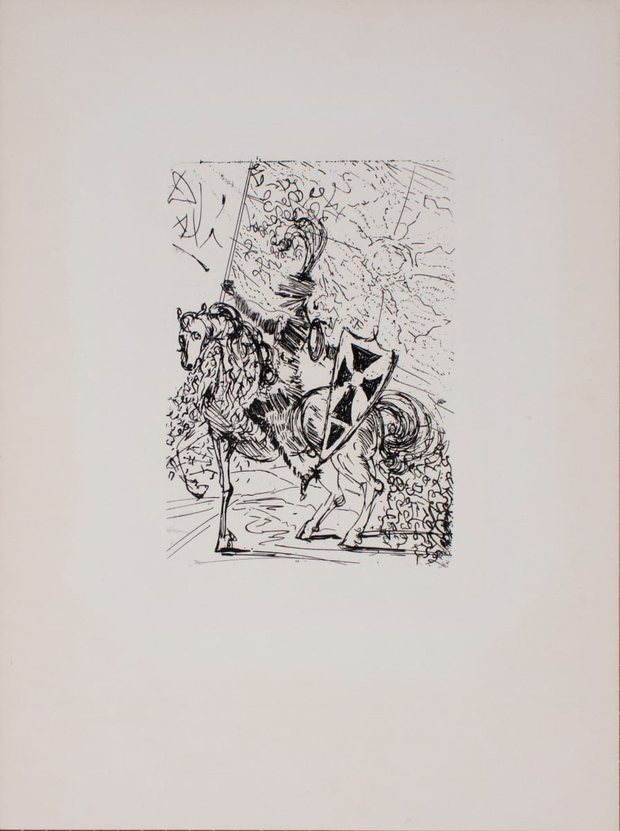 El Cid, from Five Spanish Immortals by Salvador Dalí 