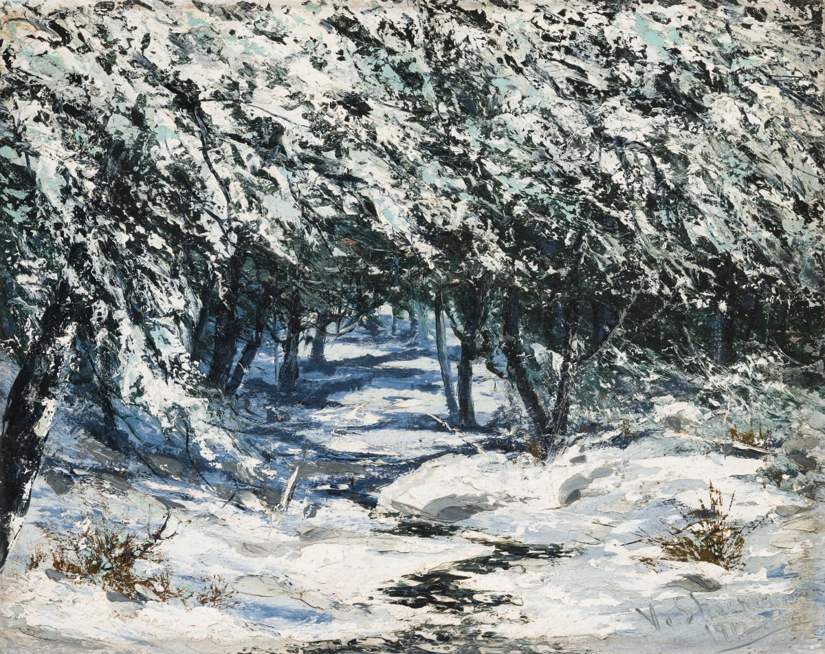 Untitled (Winter scene) by Victor Shearer 