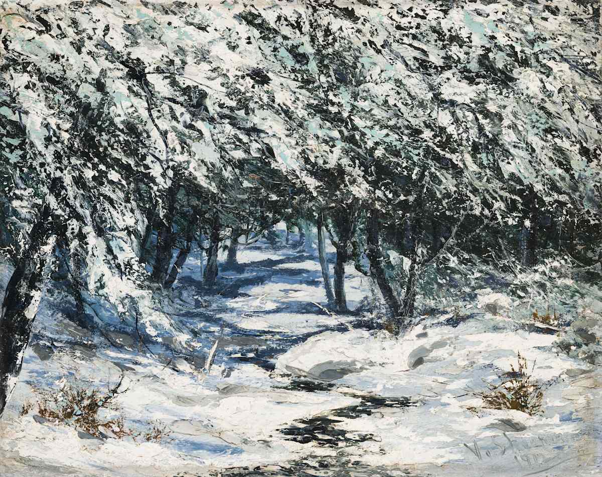 Untitled (Winter scene) by Victor Shearer, Image 2.