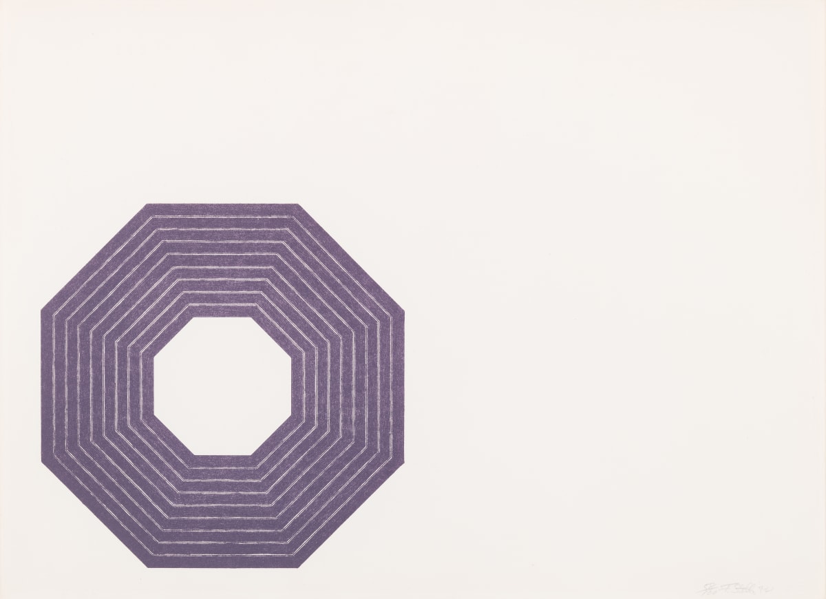 Henry Garden, from Purple Series by Frank Stella 