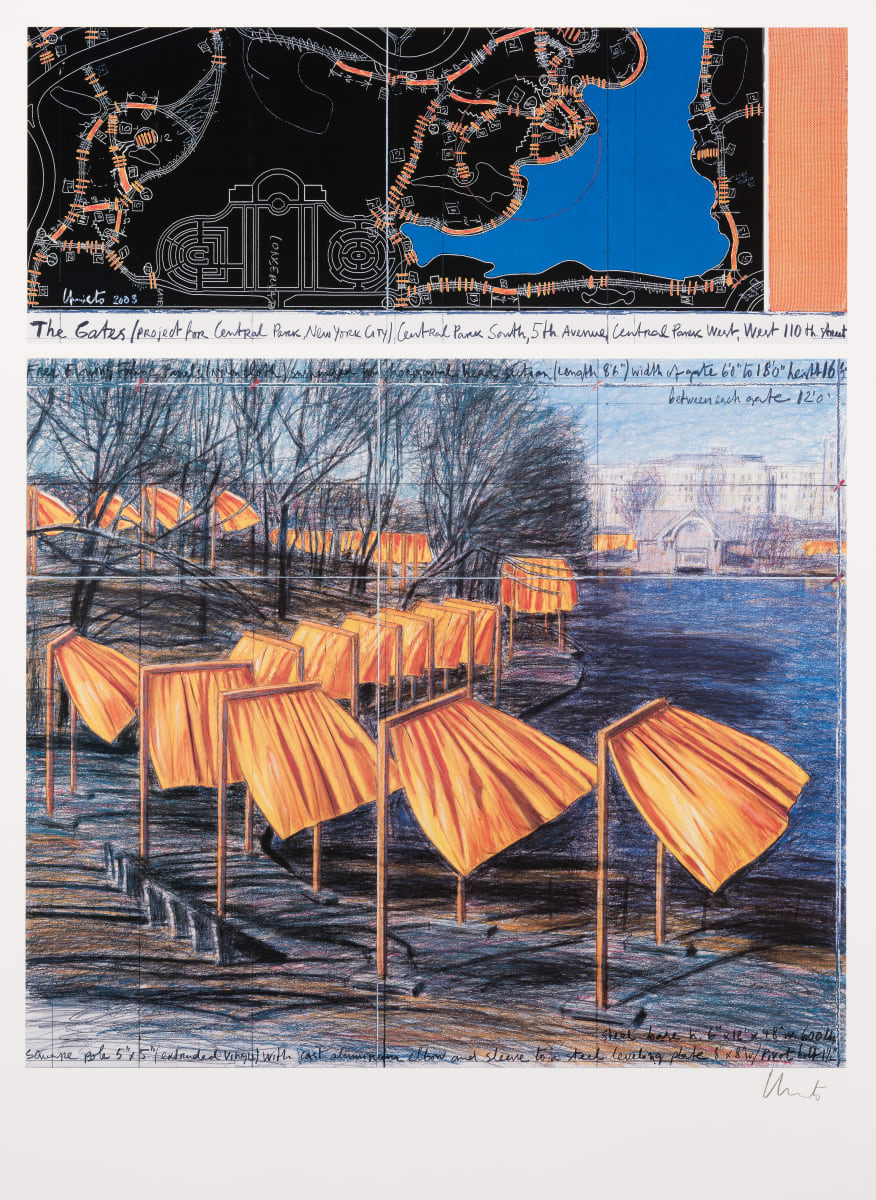 The Gates, Project for Central Park, VIII, New York City by Christo & Jeanne-Claude 