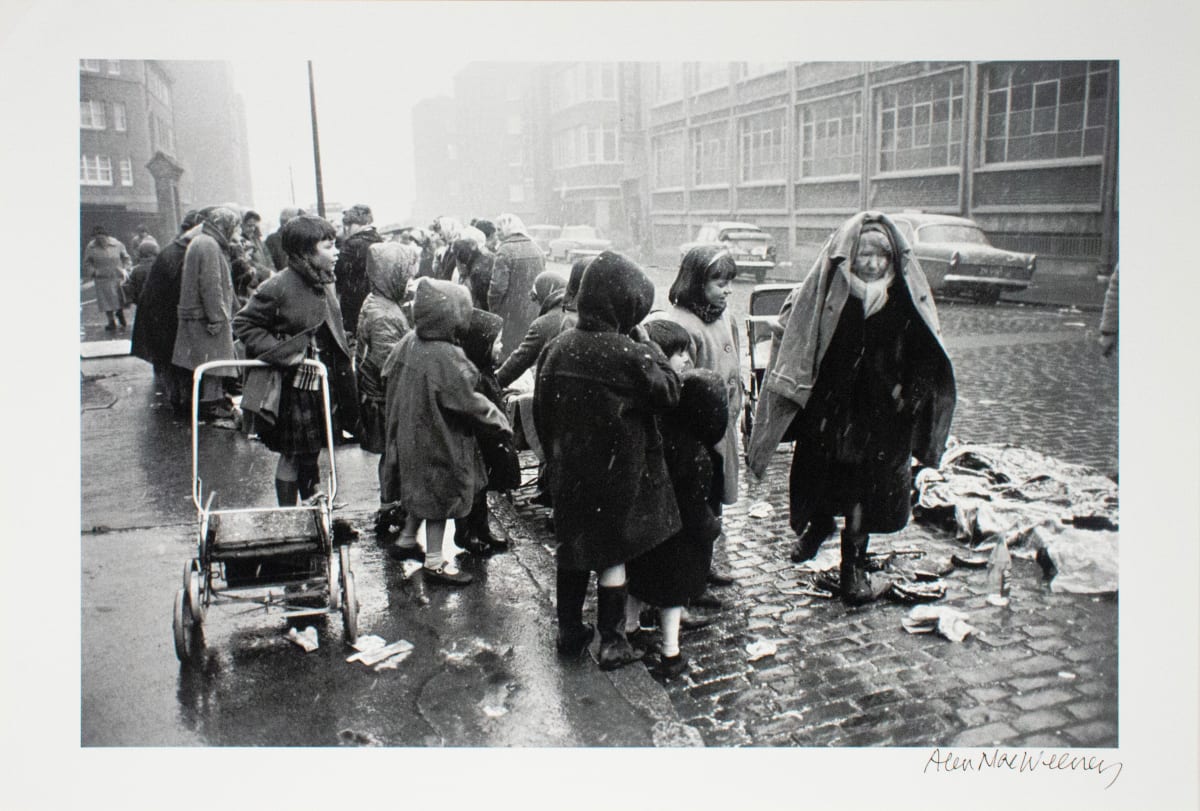 Cumberland Street Market, Dublin by Alen MacWeeney 