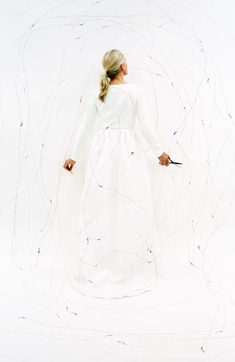 Lost in My Life (fruit sticker drawing) by Rachel Perry 