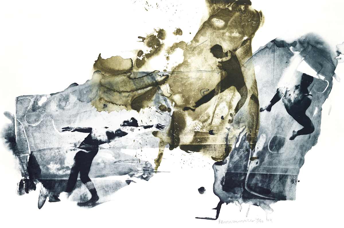 Ace, from the series Ruminations by Robert Rauschenberg 