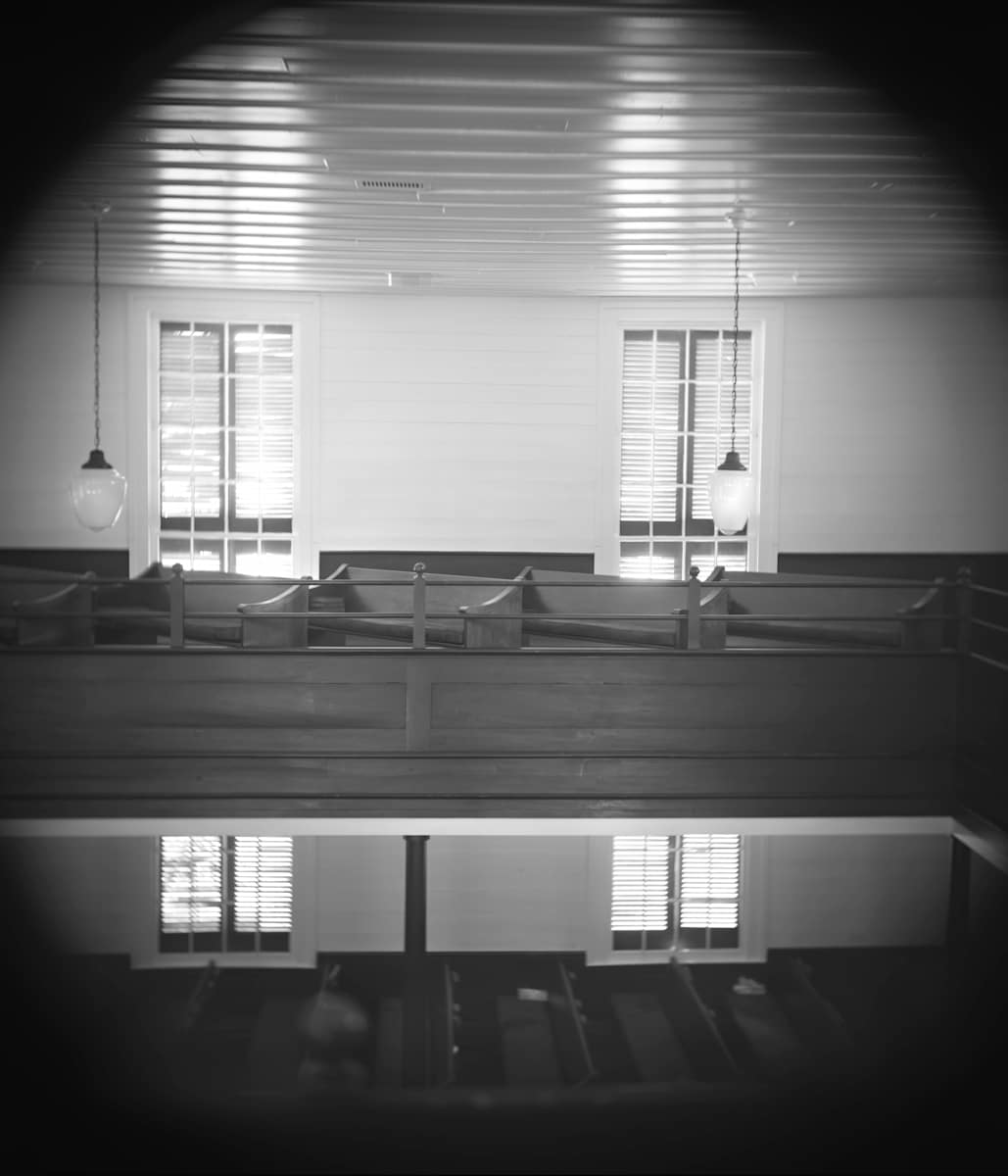 Segregated Balcony, Presbyterian Church, Charlotte, NC by Linda Foard Roberts 