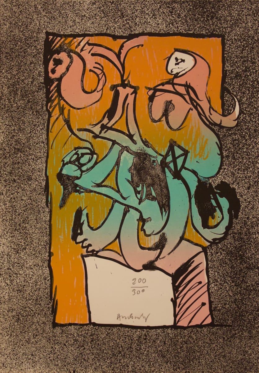 Digitale by Pierre Alechinsky, Image 1.