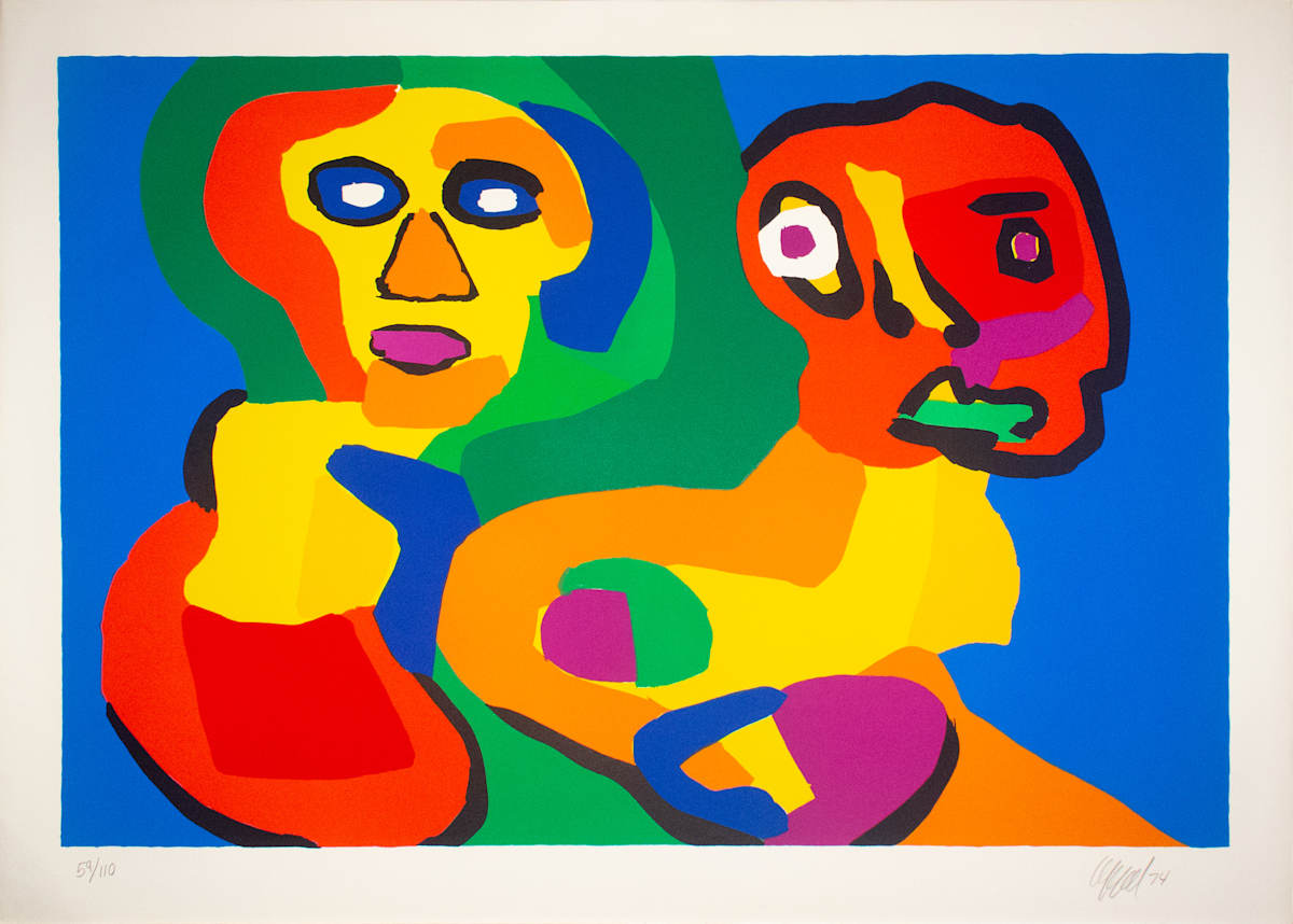 Sun Flower Girls by Karel Appel, Image 1.