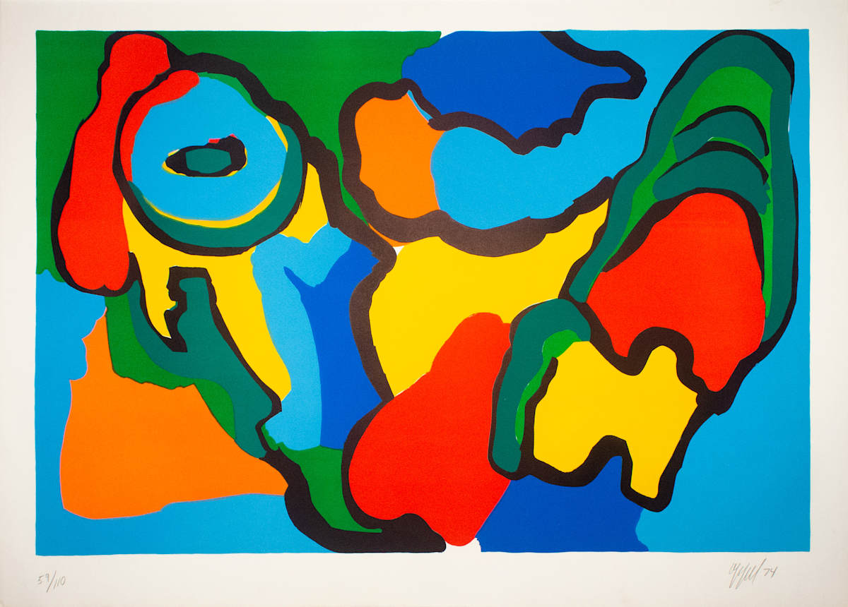 Colorful People by Karel Appel, Image 1.