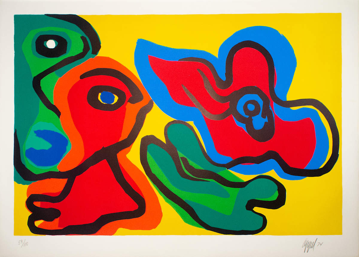 Sunny Beach Life by Karel Appel, Image 1.