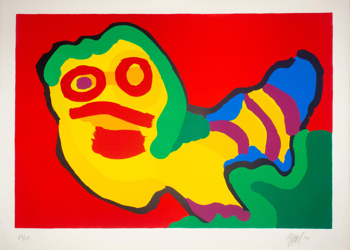 Smiling in the Sun by Karel Appel 