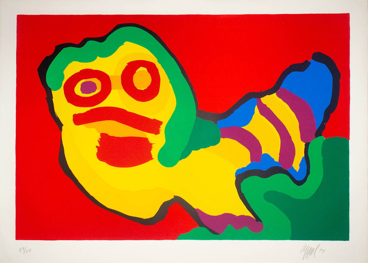 Smiling in the Sun by Karel Appel, Image 1.