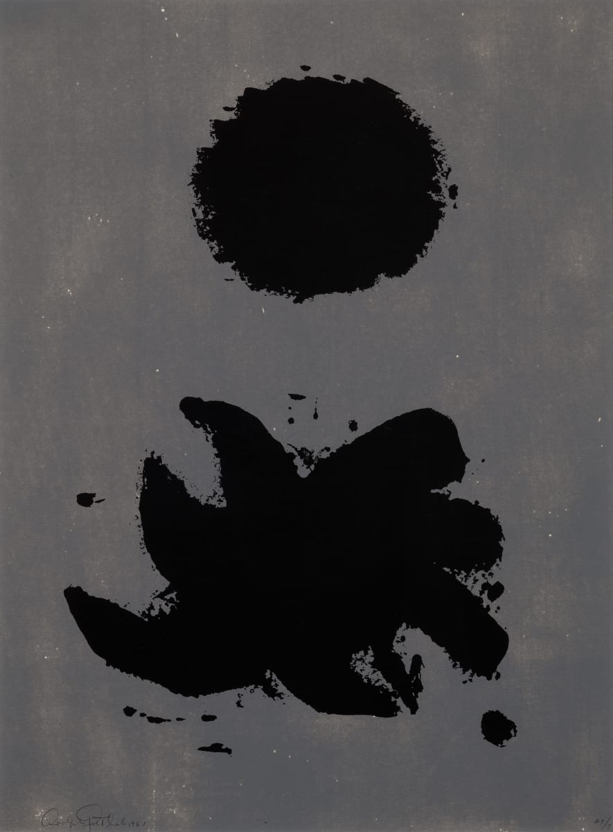 Black and Grey by Adolph Gottlieb 