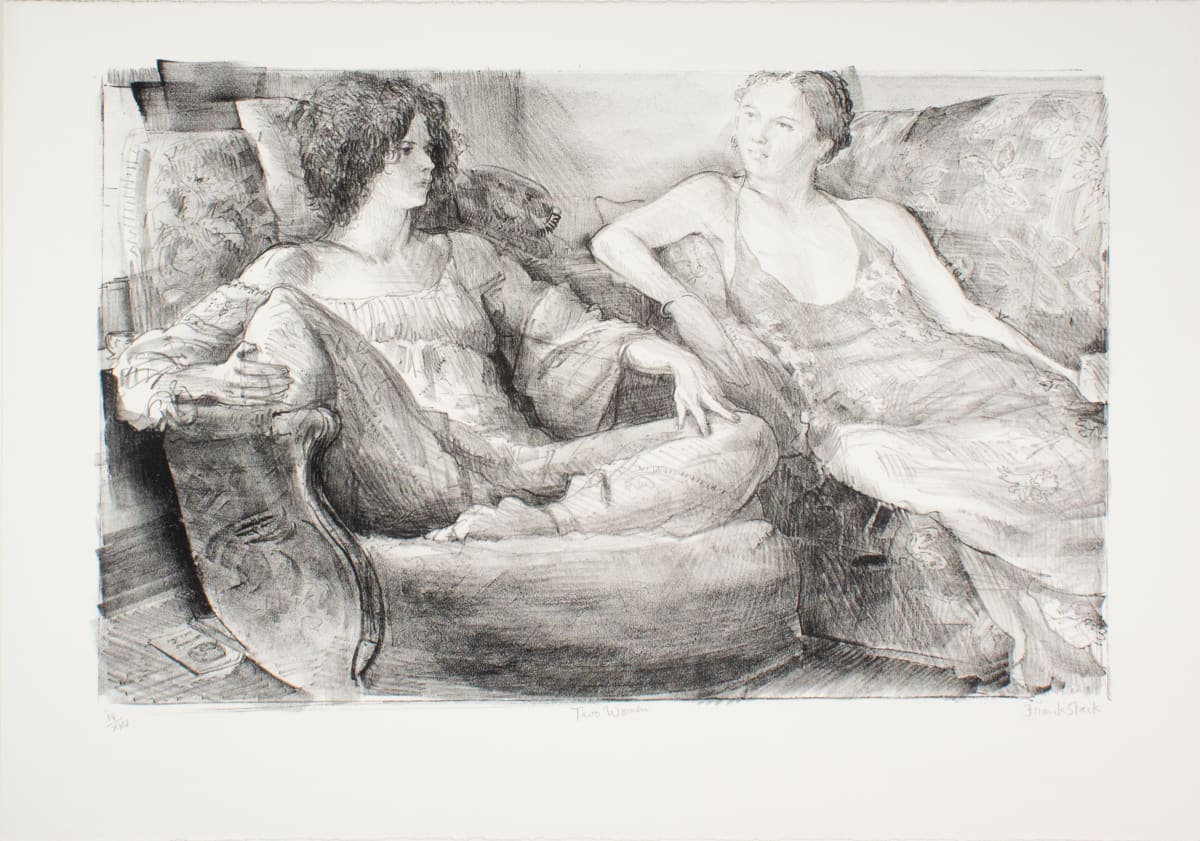 Two Women by Frank Huntington Stack, Image 1.