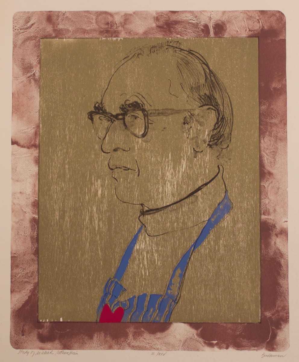 Study of Michael Rothenstein by Harvey Breverman, Image 1.