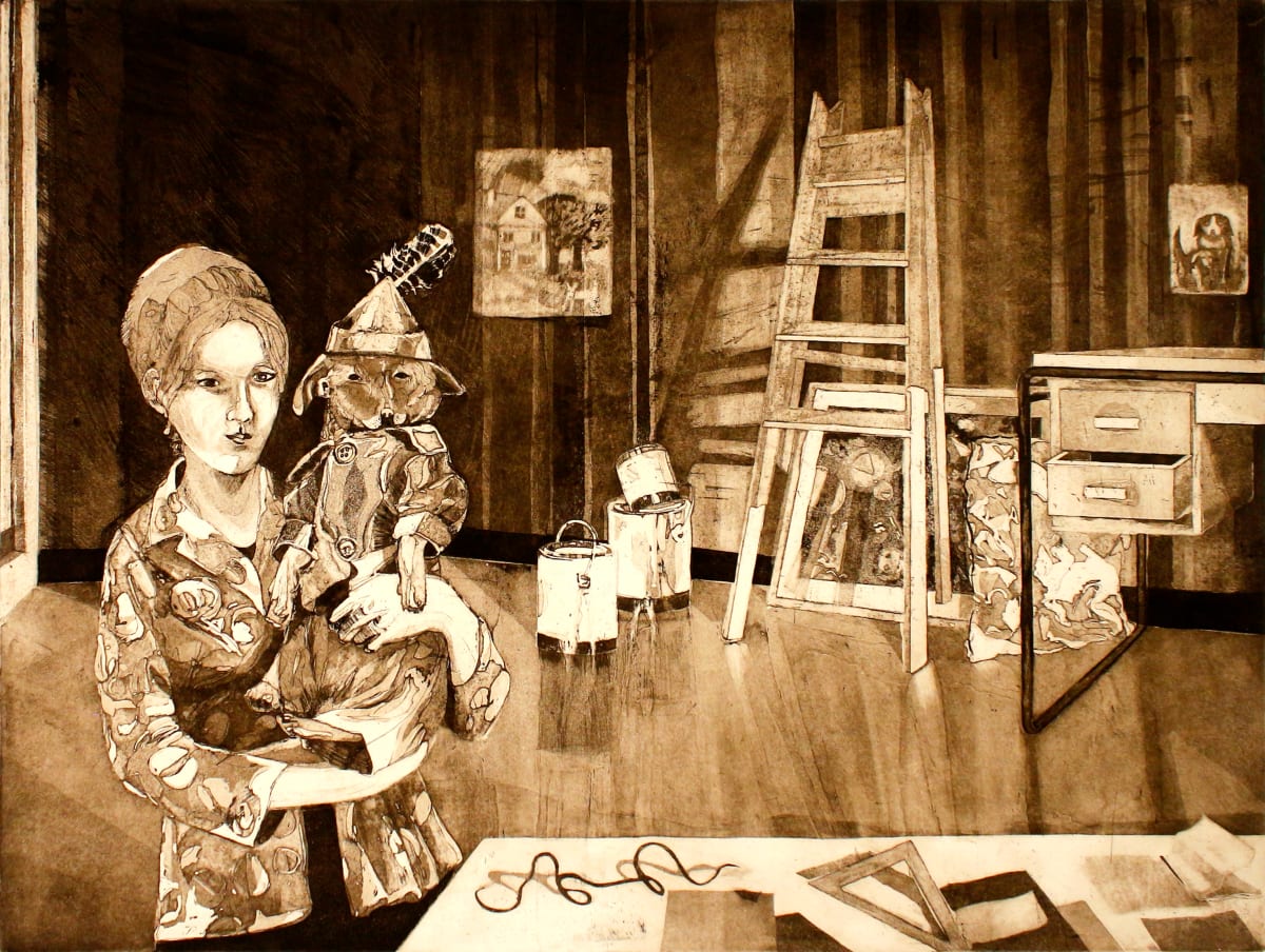 The Studio #3 by Nona Hershey 